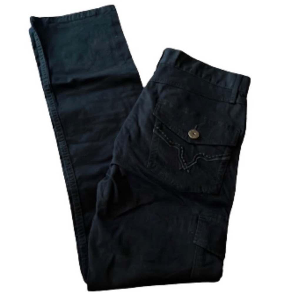 INC international concepts Berlin slim straight black pants size 30